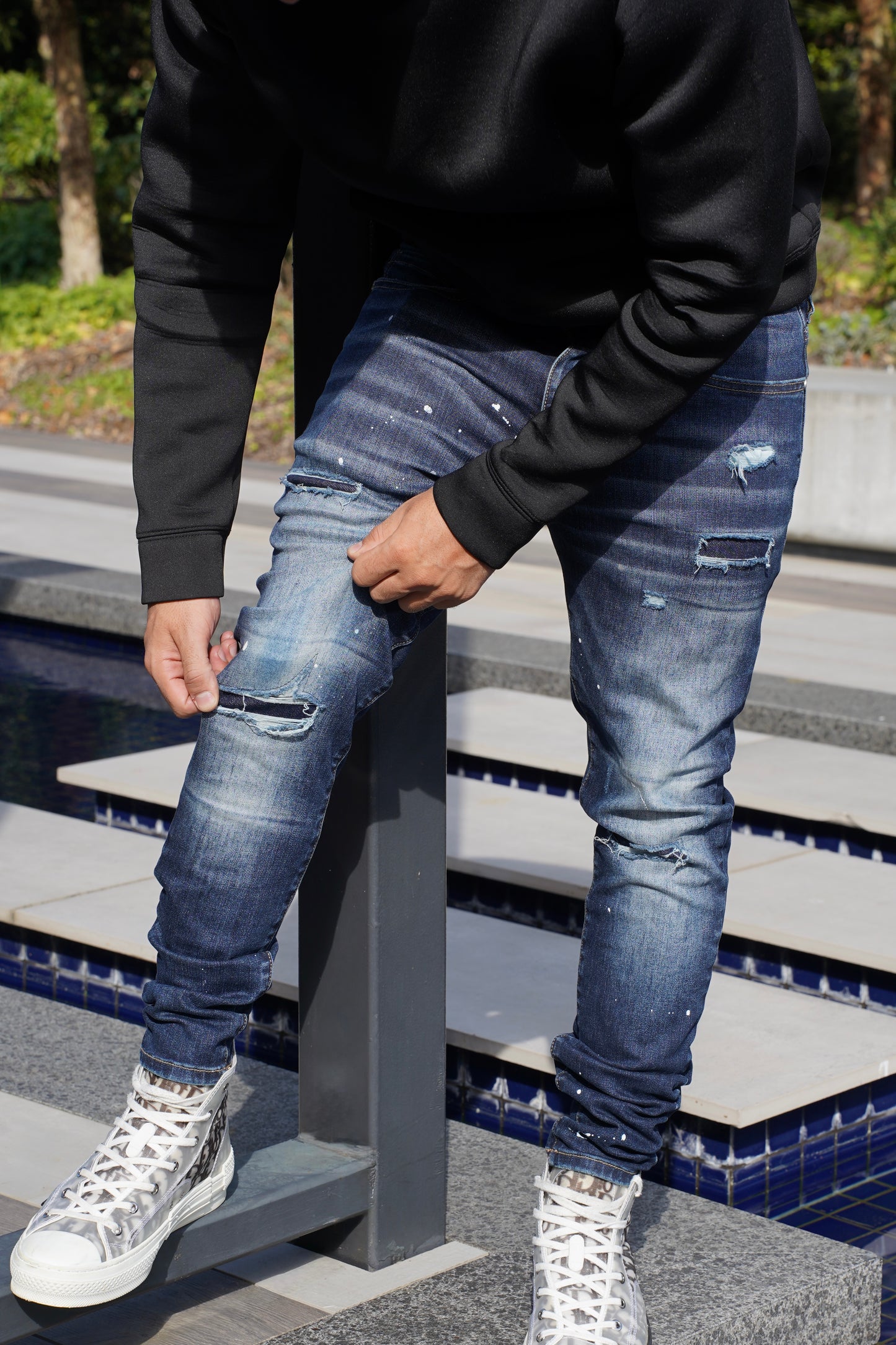 Sapphire Blue Slim Jeans