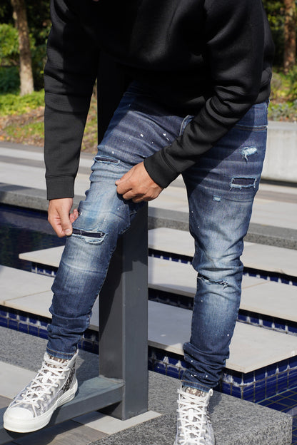 Sapphire Blue Slim Jeans