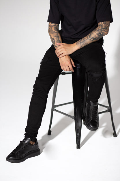 Obsidian Black Slim Jeans
