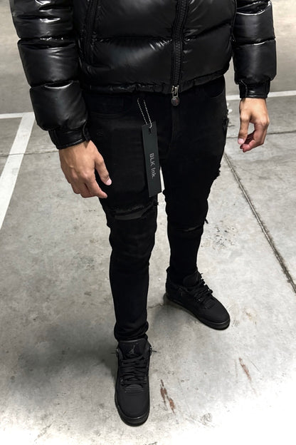 Obsidian Black Slim Jeans
