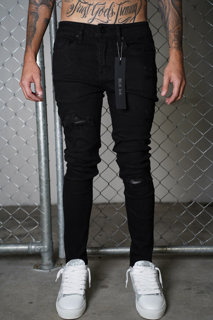 Obsidian Black Slim Jeans