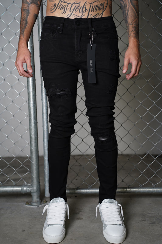 Obsidian Black Slim Jeans
