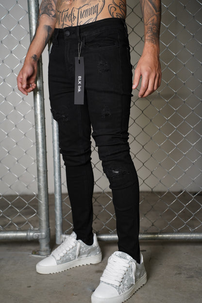 Obsidian Black Slim Jeans