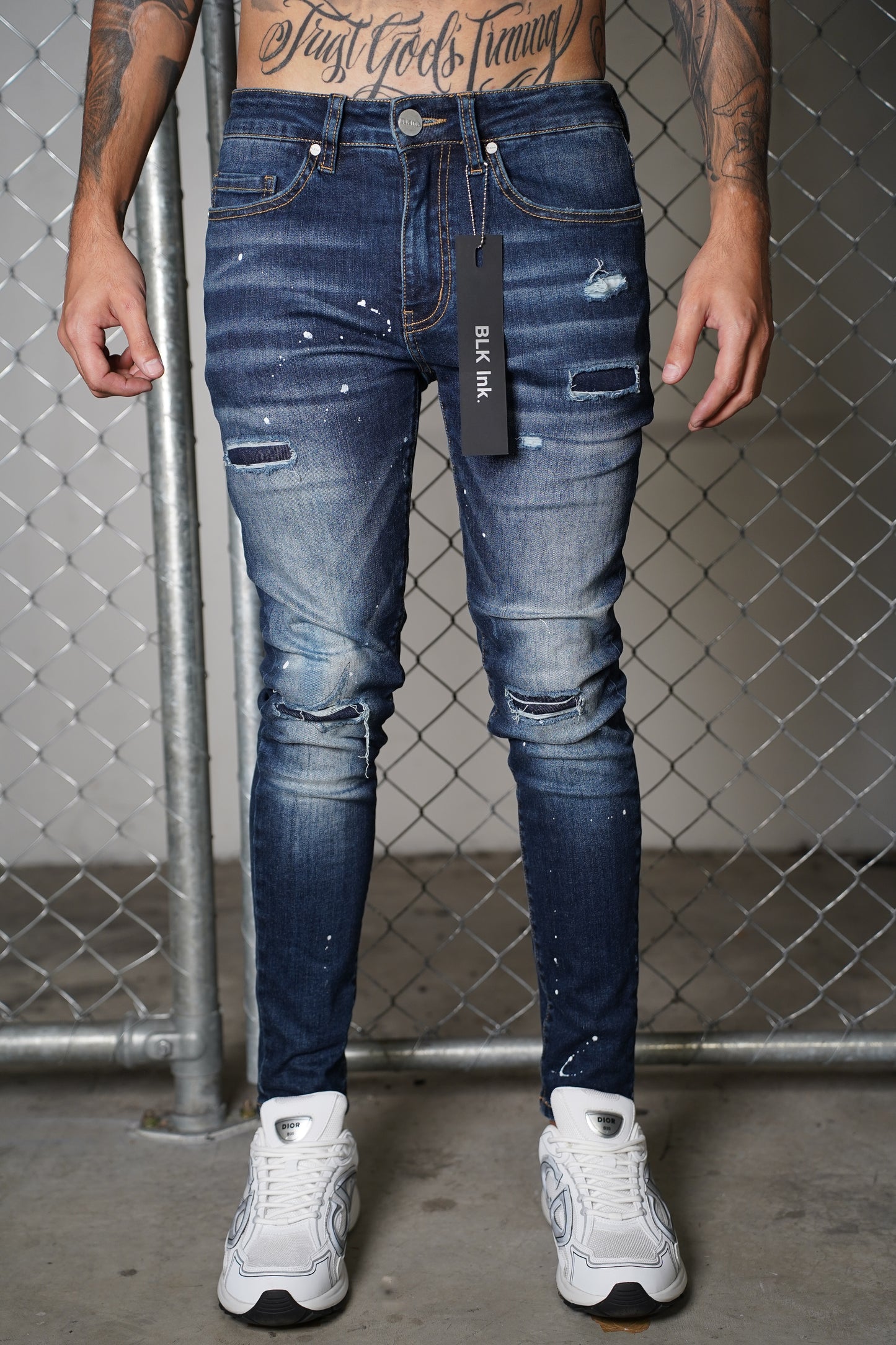 Sapphire Blue Slim Jeans
