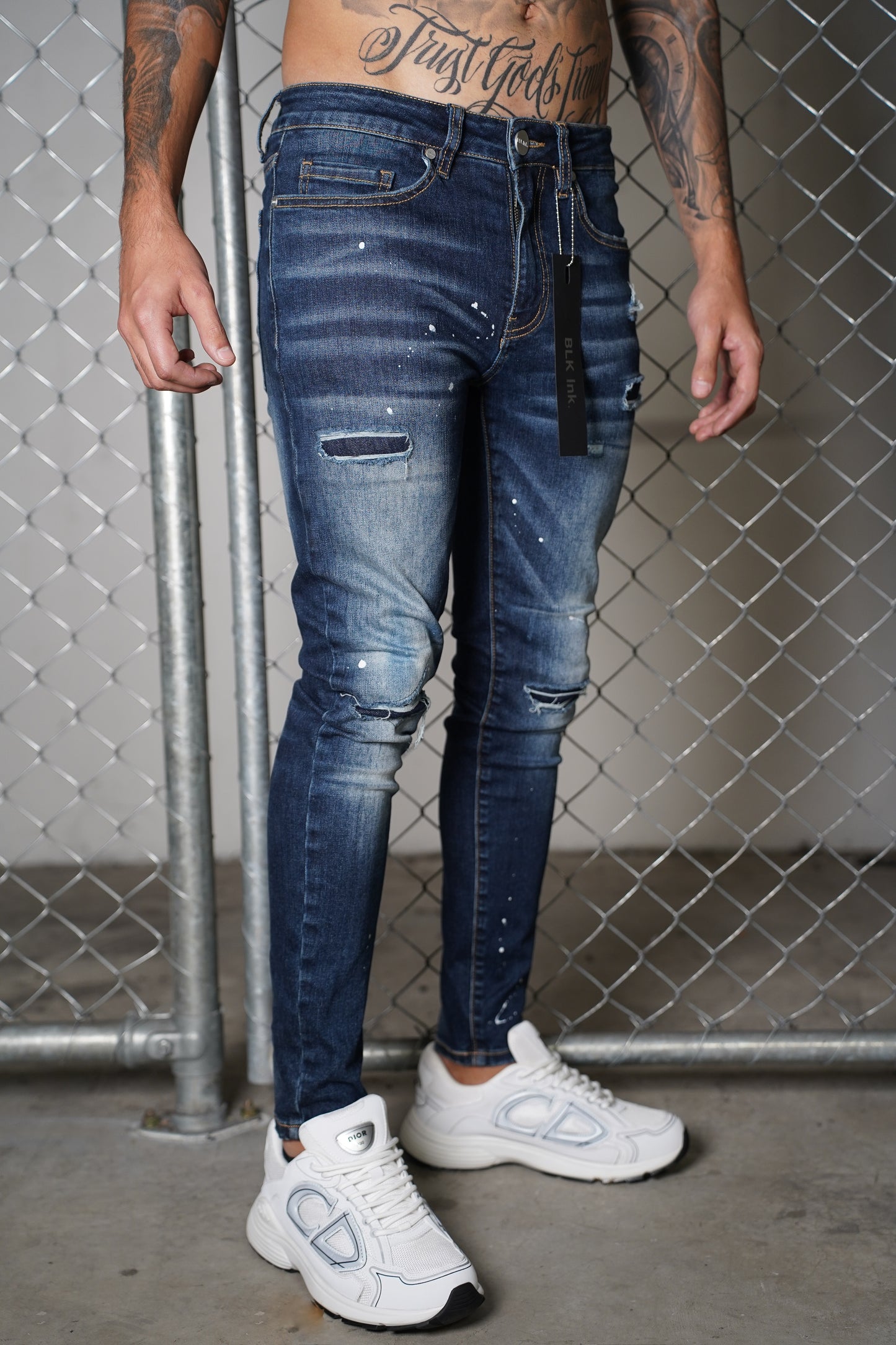 Sapphire Blue Slim Jeans