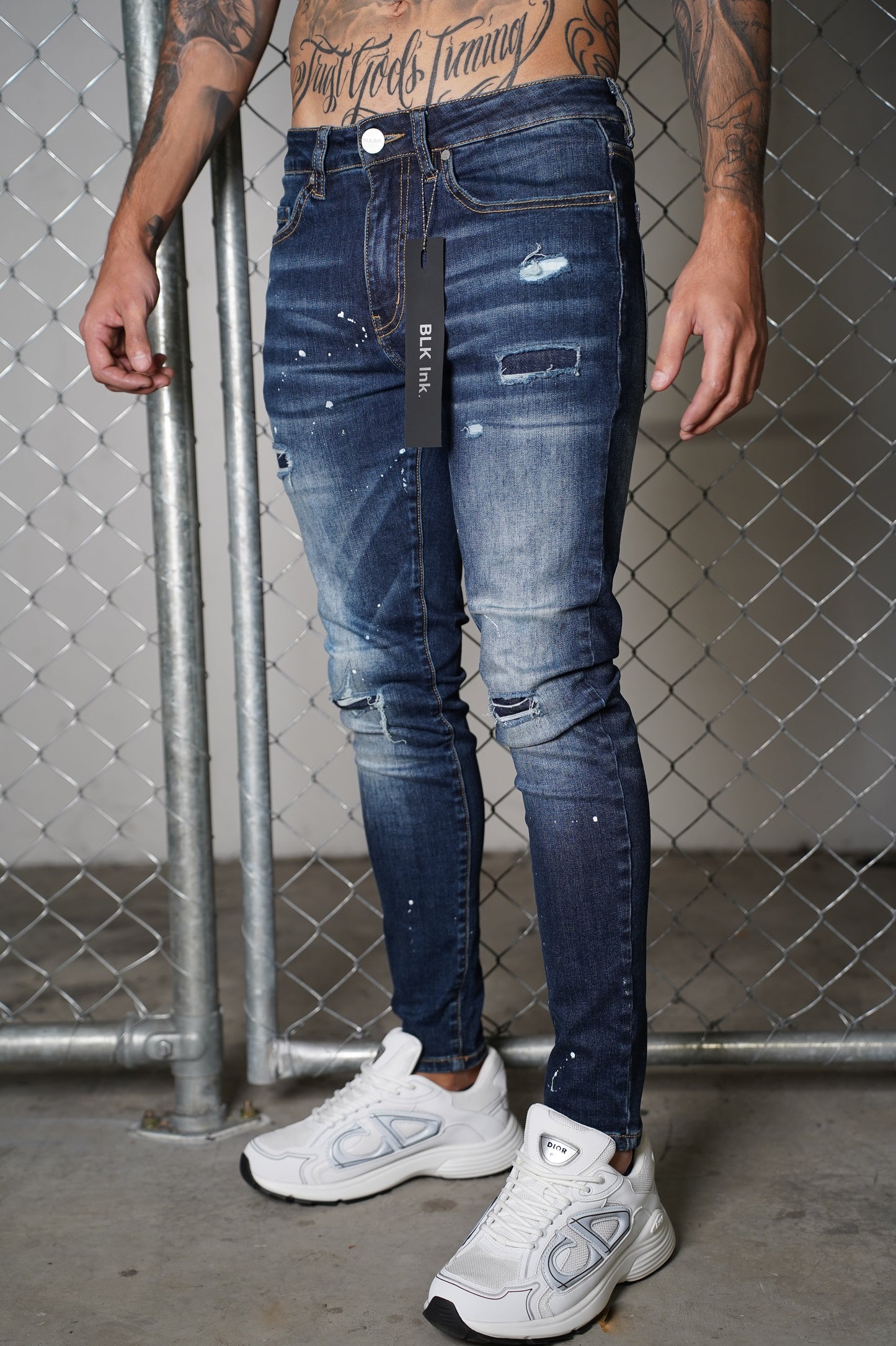 Sapphire Blue Slim Jeans