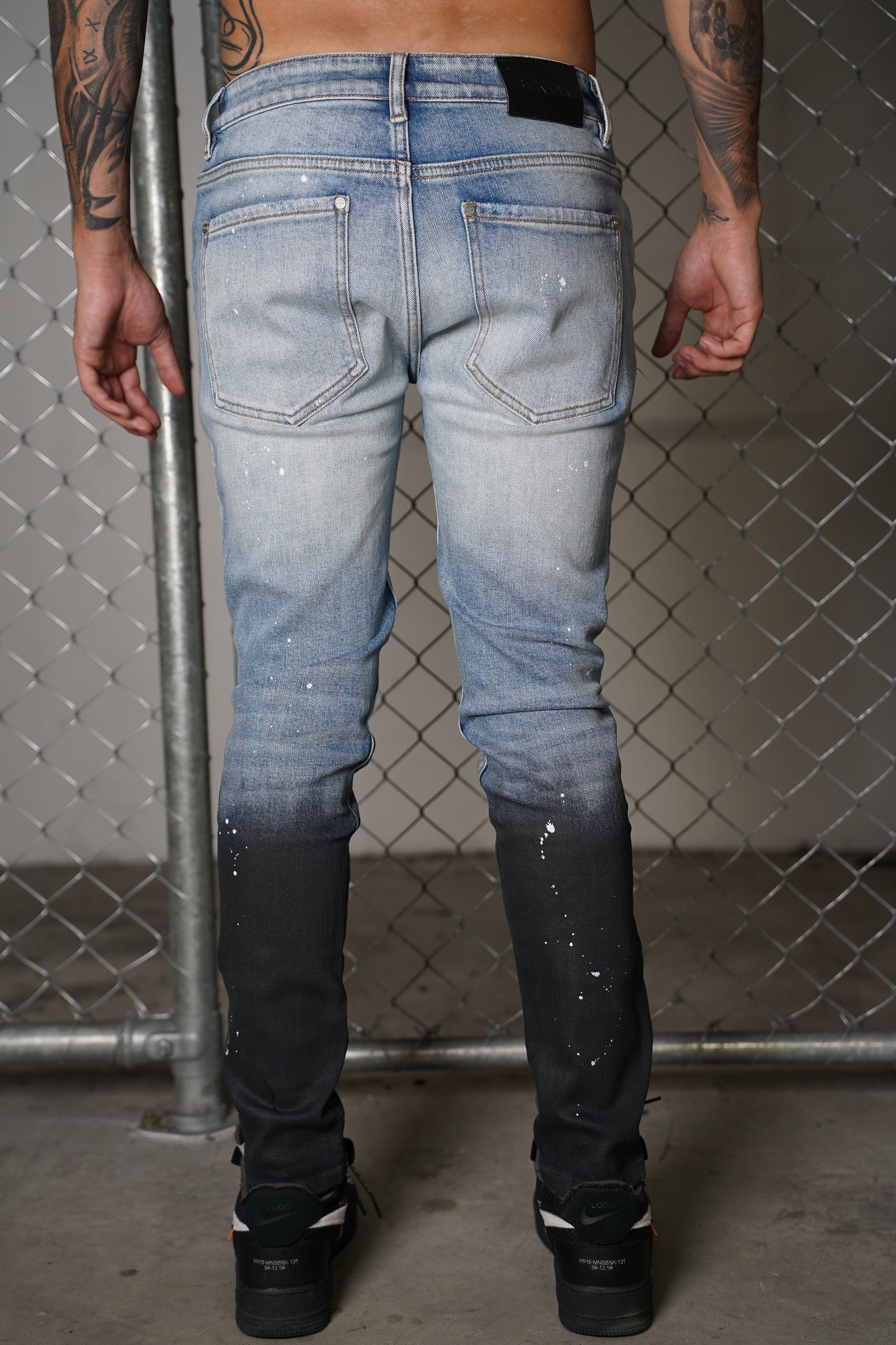 Gradient Blue Slim Jeans
