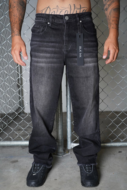 Ash Grey Baggy Jeans