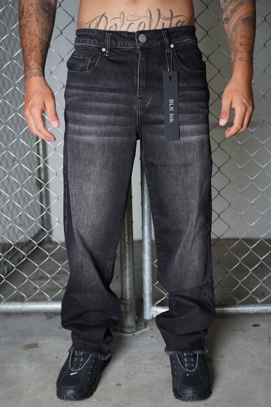 Ash Grey Baggy Jeans