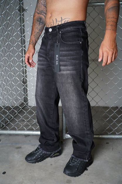 Ash Grey Baggy Jeans