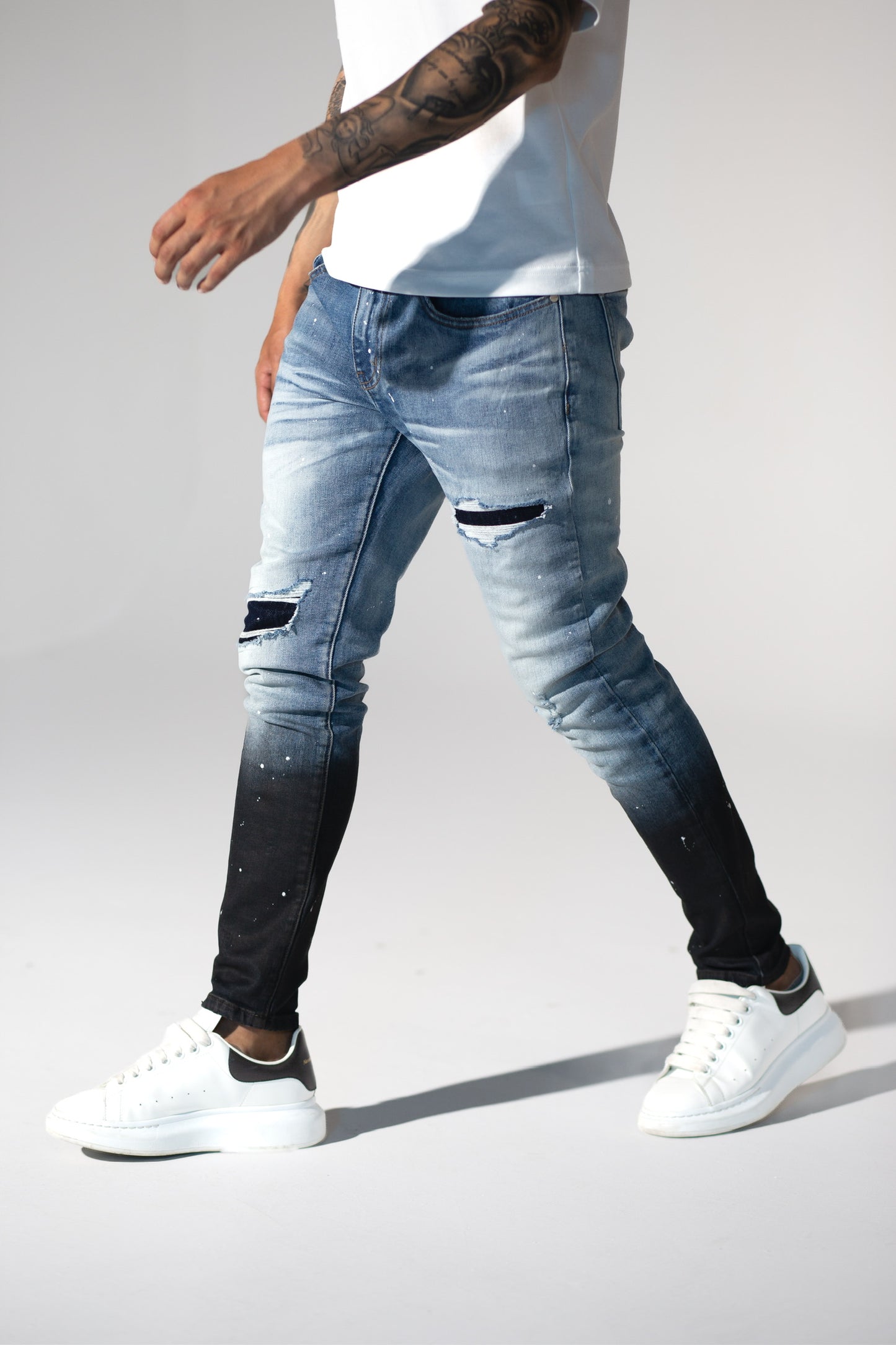 Gradient Blue Slim Jeans