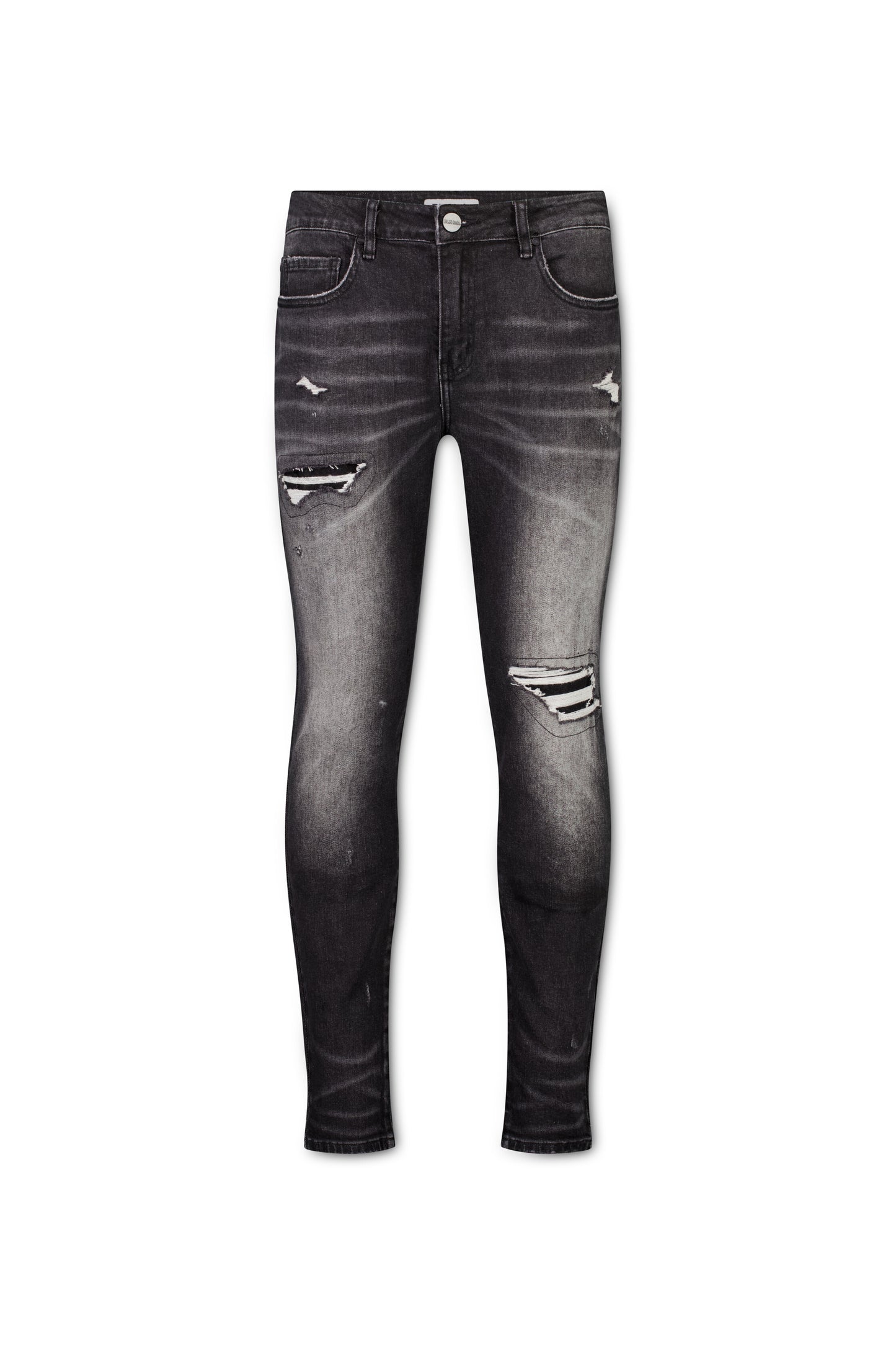 Metal Grey Slim Jeans